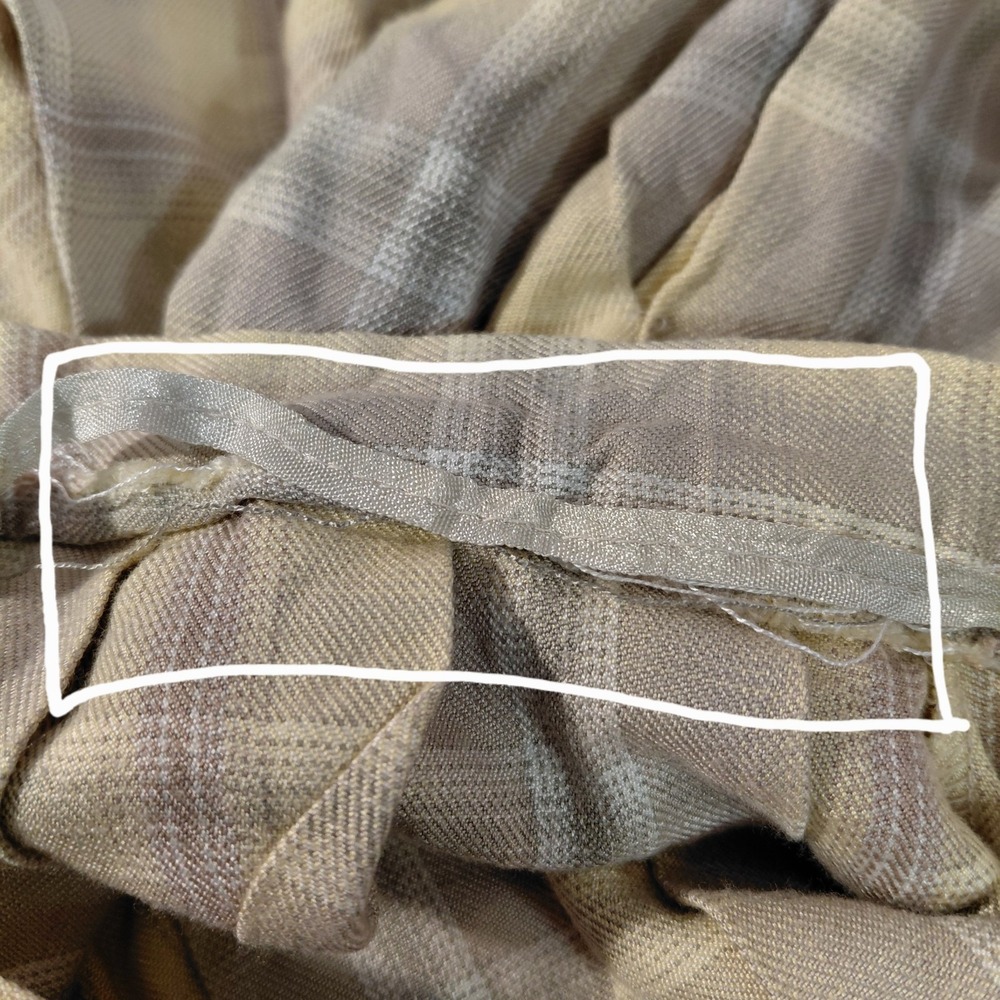 Pendleton Women's Sz 2 Yellow Plaid Pleated Short Skirt 100% Rayon Clueless READ - Picture 11 of 12